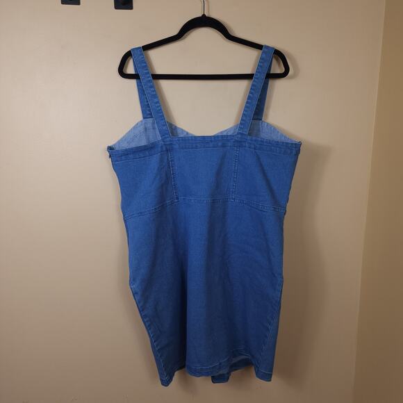 Rue21 Medium Wash Denim A-line Dress Size 2X - Picture 6 of 10